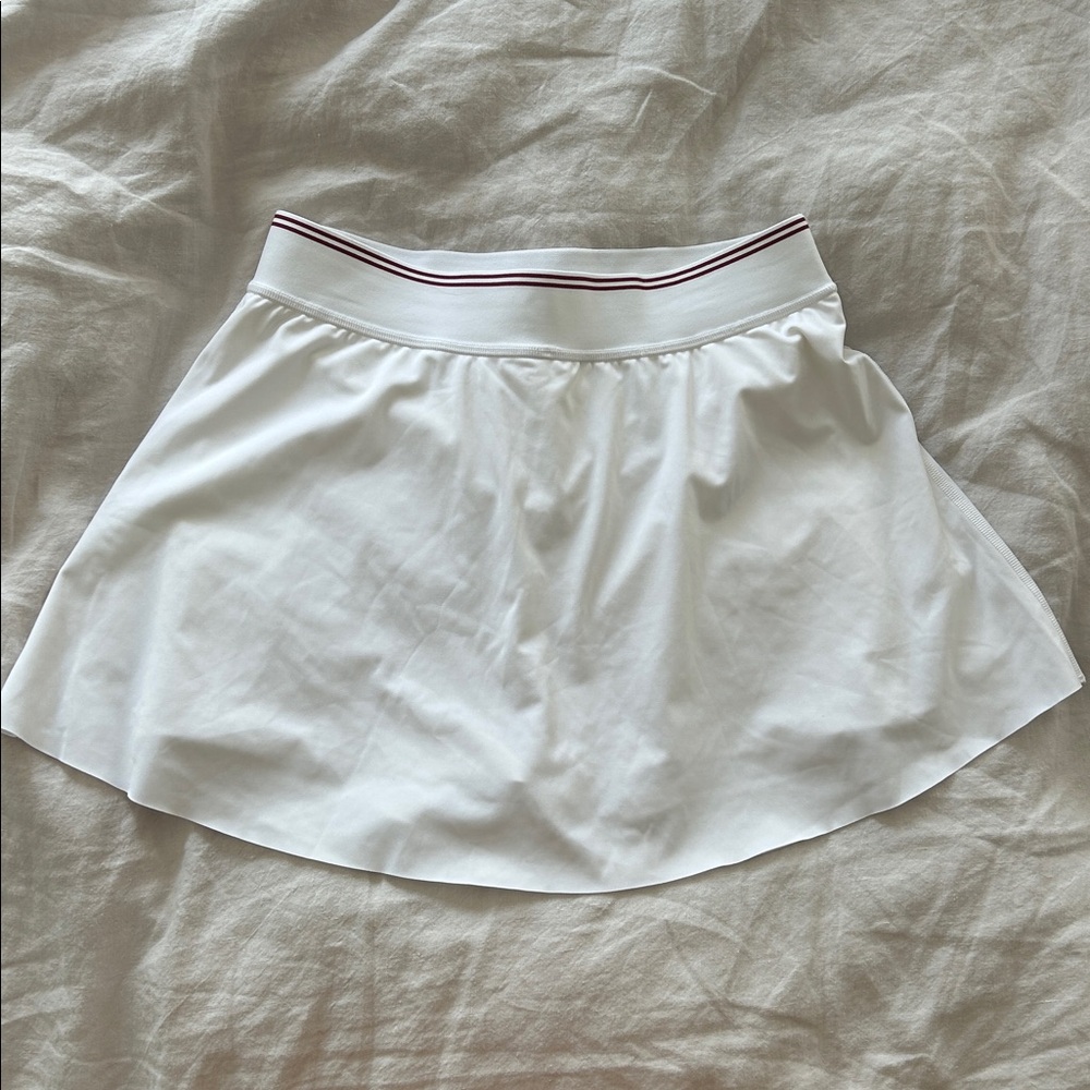BNWT white athletic/tennis skirt with attached shorts (and tags)
